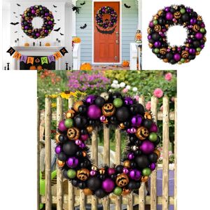 Unbranded Halloween Pumpkin Enchanting Wreath Beautifully Designed For Fall And Festivitie Unbranded Halloween Pumpkin Enchanting Wreath Beautifully Designed For Fall And Festivitie