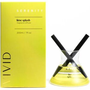 Home Fragrance Co. Serenity Vivid Glass Reed Diffuser - Lime Splash Home Fragrance Co. Serenity Vivid Glass Reed Diffuser - Lime Splash