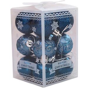 FURTALK (Silver, One size) 12Pcs 4cm Glitter Christmas Tree Shatterproof Ball Baubles Or FURTALK (Silver, One size) 12Pcs 4cm Glitter Christmas Tree Shatterproof Ball Baubles Or