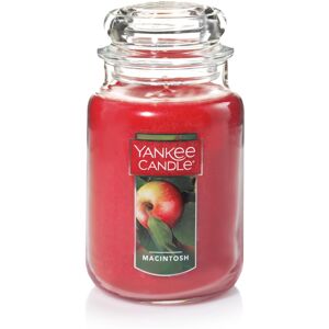 Yankee Candle Macintosh Scented Classic 22oz Large Jar Single Wick Candle Over Yankee Candle Macintosh Scented Classic 22oz Large Jar Single Wick Candle Over