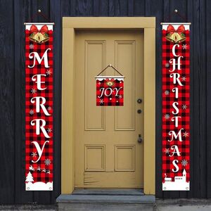 Unbranded (As show, One size) Christmas Couplet Decorations Party Xmas Background Cloth Ba Unbranded (As show, One size) Christmas Couplet Decorations Party Xmas Background Cloth Ba