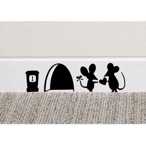 Unbranded (As show, One size) Wall stickers cute funny rat Hole living room bedroom word w Unbranded (As show, One size) Wall stickers cute funny rat Hole living room bedroom word w