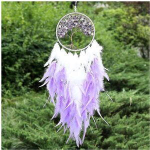 Unbranded (As show, One size) Without Light - Wall Hanging Dream Catcher Handmade Crystal Unbranded (As show, One size) Without Light - Wall Hanging Dream Catcher Handmade Crystal