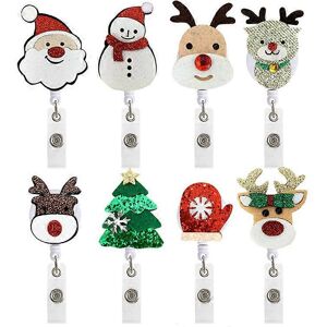 Unbranded (As show, One size) Christmas Ornament, Acrylic Badge Roll, Glitter Snowman Chri Unbranded (As show, One size) Christmas Ornament, Acrylic Badge Roll, Glitter Snowman Chri