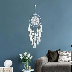 Unbranded (As show, One size) Dream Catcher(white), Handmade Dream Catcher Network, Native Unbranded (As show, One size) Dream Catcher(white), Handmade Dream Catcher Network, Native