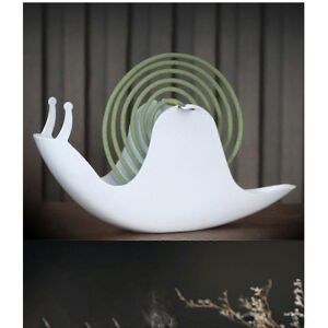 Unbranded (As show, One size) White Snail Mosquito Coil Holder, Metal Mosquito Repellent C Unbranded (As show, One size) White Snail Mosquito Coil Holder, Metal Mosquito Repellent C