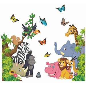 Unbranded (As show, One size) Animal Wall Decals Forest Tree Wall Sticker Owl Fox Deer Wal Unbranded (As show, One size) Animal Wall Decals Forest Tree Wall Sticker Owl Fox Deer Wal