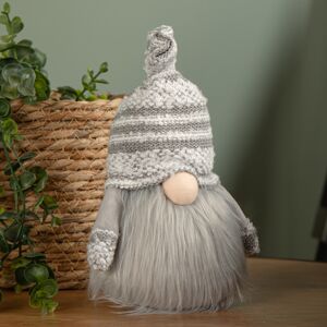 Samuel Alexander 22cm Grey Plush Indoor Christmas Gonk Decoration Samuel Alexander 22cm Grey Plush Indoor Christmas Gonk Decoration