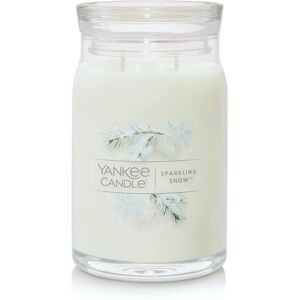Yankee Candle Sparkling Snow Scented Signature 20oz Large Jar 2-Wick Candle Ov Yankee Candle Sparkling Snow Scented Signature 20oz Large Jar 2-Wick Candle Ov