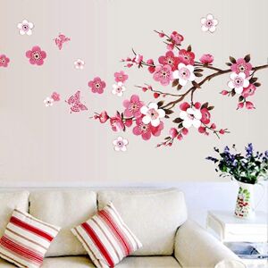 Unbranded (As show, One size) with butterflies pink red (120x50 cm) I sakura vine floral b Unbranded (As show, One size) with butterflies pink red (120x50 cm) I sakura vine floral b