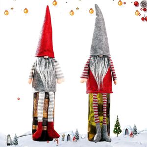 Unbranded (As show, One size) Christmas Wine Bottle Cover, 2pcs Wine Bottle Cover, Christm Unbranded (As show, One size) Christmas Wine Bottle Cover, 2pcs Wine Bottle Cover, Christm