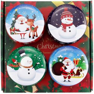 Unbranded (As show, One size) 4pcs Smokeless Scented Candle Christmas Aromatherapy Candle Unbranded (As show, One size) 4pcs Smokeless Scented Candle Christmas Aromatherapy Candle