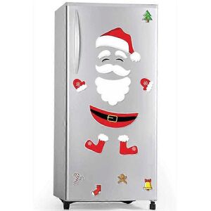 Unbranded (As show, One size) Christmas window sticker refrigerator magnet sticker, intere Unbranded (As show, One size) Christmas window sticker refrigerator magnet sticker, intere