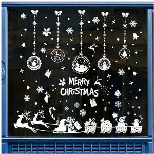Unbranded (As show, One size) 1 Set Of Window Stickers Christmas Window Decorations Christ Unbranded (As show, One size) 1 Set Of Window Stickers Christmas Window Decorations Christ