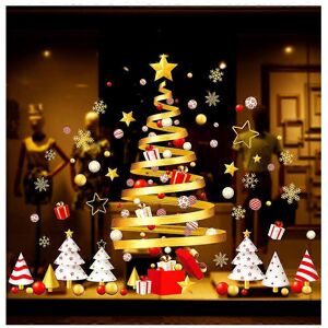 Unbranded (As show, One size) 1 Set Of Window Stickers Christmas Window Decorations Christ Unbranded (As show, One size) 1 Set Of Window Stickers Christmas Window Decorations Christ