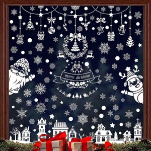 Unbranded (As show, One size) 1 Set Of Window Stickers Christmas Window Decorations Christ Unbranded (As show, One size) 1 Set Of Window Stickers Christmas Window Decorations Christ
