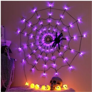 Unbranded (purple) Halloween Glowing Spider Web Decoration Lights Spider Web Lights Outdoo Unbranded (purple) Halloween Glowing Spider Web Decoration Lights Spider Web Lights Outdoo