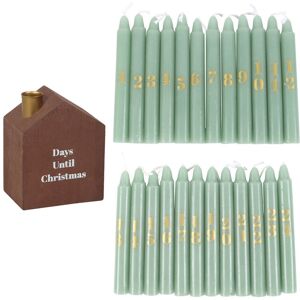 Something Different Advent Mini Candle & Holder (Pack of 24) Something Different Advent Mini Candle & Holder (Pack of 24)