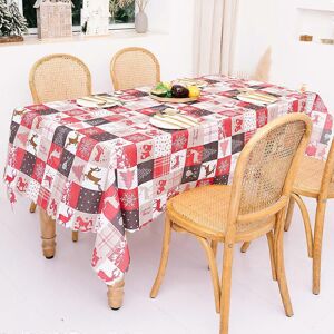 Unbranded (As show, One size) Rectangular Christmas Tablecloth Polyester 144 * 180m Christ Unbranded (As show, One size) Rectangular Christmas Tablecloth Polyester 144 * 180m Christ