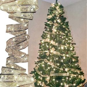 Unbranded (As show, One size) Christmas Tree Light Strip Decorative Classic Hanging Double Unbranded (As show, One size) Christmas Tree Light Strip Decorative Classic Hanging Double