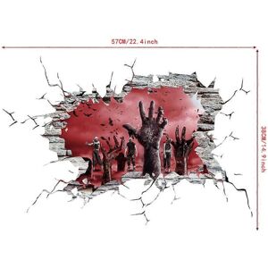 Unbranded (As show, One size) New Halloween Window Stickers, Large Scary Demon Stickers fo Unbranded (As show, One size) New Halloween Window Stickers, Large Scary Demon Stickers fo