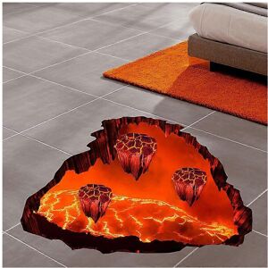 Unbranded (As show, One size) 3D Halloween Wall Decals, hell lava fire Floor Wall Stickers Unbranded (As show, One size) 3D Halloween Wall Decals, hell lava fire Floor Wall Stickers