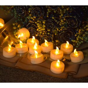 Unbranded (As show, One size) 12 Pack Led Candles Unscented Candles Tealight Flameless Alw Unbranded (As show, One size) 12 Pack Led Candles Unscented Candles Tealight Flameless Alw