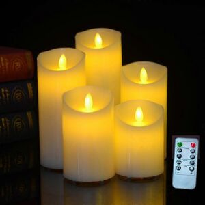Unbranded (As show, One size) LED Candles, Set of 5 Christmas Decoration Candles(10cm, 12. Unbranded (As show, One size) LED Candles, Set of 5 Christmas Decoration Candles(10cm, 12.