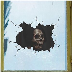 Unbranded (As show, One size) 2PCS 3D Halloween Wall Decals, skull head Halloween Wall Sti Unbranded (As show, One size) 2PCS 3D Halloween Wall Decals, skull head Halloween Wall Sti