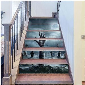 Unbranded (As show, One size) Halloween stairs stickers, cemetery hand Stairs Sticker Wall Unbranded (As show, One size) Halloween stairs stickers, cemetery hand Stairs Sticker Wall