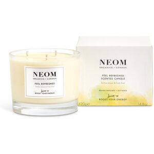 NEOM- Feel Refreshed Scented Candle, 3 Wick Lemon & Basil Scent to Boost You NEOM- Feel Refreshed Scented Candle, 3 Wick Lemon & Basil Scent to Boost You
