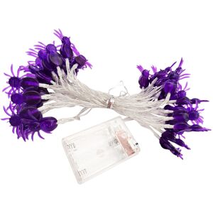 Unbranded 20FT 40LEDs Halloween String Lights Purple Spider Shaped Decorative Hanging Ligh Unbranded 20FT 40LEDs Halloween String Lights Purple Spider Shaped Decorative Hanging Ligh