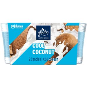 Glade Candles Cool Coconut Limited Edition Fragrance Infused with Essential Oi Glade Candles Cool Coconut Limited Edition Fragrance Infused with Essential Oi