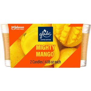 Glade Candles Mighty Mango Limited Edition Fragrance Infused with Essential Oi Glade Candles Mighty Mango Limited Edition Fragrance Infused with Essential Oi
