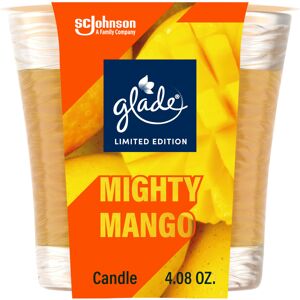 Glade Candle Mighty Mango Limited Edition Fragrance Infused with Essential Oil Glade Candle Mighty Mango Limited Edition Fragrance Infused with Essential Oil