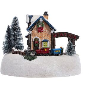 Unbranded (As show, One size) Christmas Snow House Figurine with Music Resin Crafts Art Sc Unbranded (As show, One size) Christmas Snow House Figurine with Music Resin Crafts Art Sc
