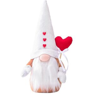 Unbranded (A, One size) Happy Valentine's Day Red Love Heart Gnome Handmade Swedish To Unbranded (A, One size) Happy Valentine's Day Red Love Heart Gnome Handmade Swedish To