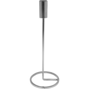 URBN Living (Silver 25cm, 1) Metal Candlestick Taper Candle Holder Stand Home Décor Wedding URBN Living (Silver 25cm, 1) Metal Candlestick Taper Candle Holder Stand Home Décor Wedding