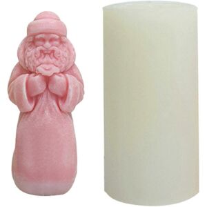 Unbranded (As show, One size) 3D Christmas Santa Mold Silicone Candle Clay Soap Molds Epox Unbranded (As show, One size) 3D Christmas Santa Mold Silicone Candle Clay Soap Molds Epox