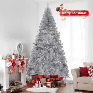 Unbranded 6 FT Artificial Christmas Tree w/ 800 Branch Tips & Metal Frame,Silver Unbranded 6 FT Artificial Christmas Tree w/ 800 Branch Tips & Metal Frame,Silver