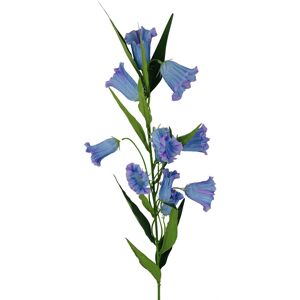 Leaf 100cm Trumpet Artificial Flower Stem Blue Leaf 100cm Trumpet Artificial Flower Stem Blue