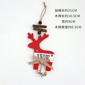 Gaatpot (deer) Christmas decorations elk Christmas tree wooden pendants party layout han Gaatpot (deer) Christmas decorations elk Christmas tree wooden pendants party layout han