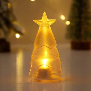 Gaatpot (Yellow light (transparent)) LED electronic candle light Christmas tree decorati Gaatpot (Yellow light (transparent)) LED electronic candle light Christmas tree decorati