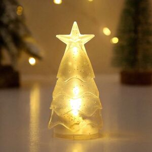 Gaatpot (Warm white (silver powder)) LED electronic candle light Christmas tree decorati Gaatpot (Warm white (silver powder)) LED electronic candle light Christmas tree decorati