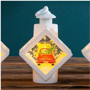 Gaatpot (White-Car) Christmas decorations creative wind lantern scene layout props party Gaatpot (White-Car) Christmas decorations creative wind lantern scene layout props party