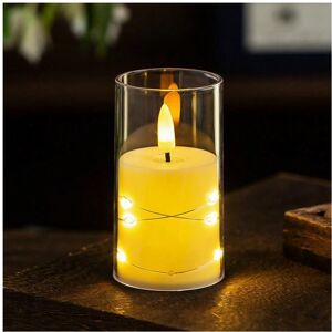 Gaatpot (Small size transparent cover with lamp cord) LED electronic candle light birthd Gaatpot (Small size transparent cover with lamp cord) LED electronic candle light birthd