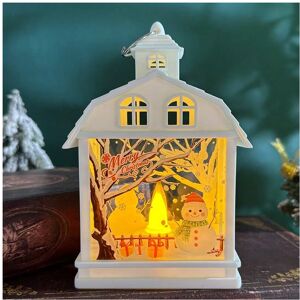 Gaatpot (White-Snowman) Christmas decorations retro portable night light LED ornaments C Gaatpot (White-Snowman) Christmas decorations retro portable night light LED ornaments C
