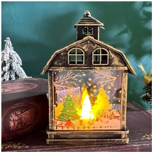 Gaatpot (Bronze Christmas Tree) Christmas decorations retro portable night light LED orn Gaatpot (Bronze Christmas Tree) Christmas decorations retro portable night light LED orn