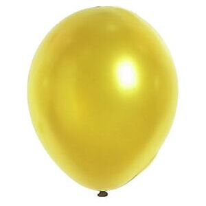 Rubies 12 Metallic Gold Balloons 28 cm Rubies 12 Metallic Gold Balloons 28 cm