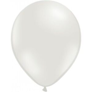 Rubies 100 White Metallic Pearl Balloons 29 cm Rubies 100 White Metallic Pearl Balloons 29 cm